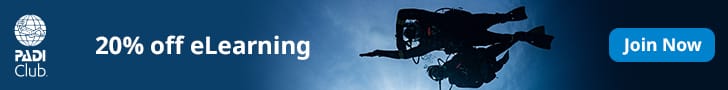 PADI Club Member Banner discount paid partner